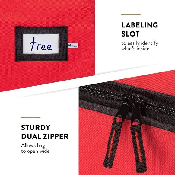 Christmas Tree Storage Bag 7.5 Ft - Artificial Disassembled Christmas Tree Stora - Picture 2 of 8